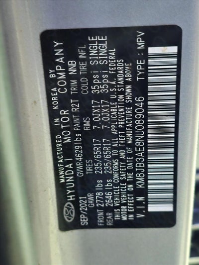 2022 Hyundai TUCSON SEL FWD