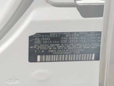 2023 Hyundai SONATA SE 2.5L *Ltd Avail*