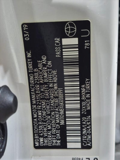 2019 Toyota C-HR Limited FWD (Natl)