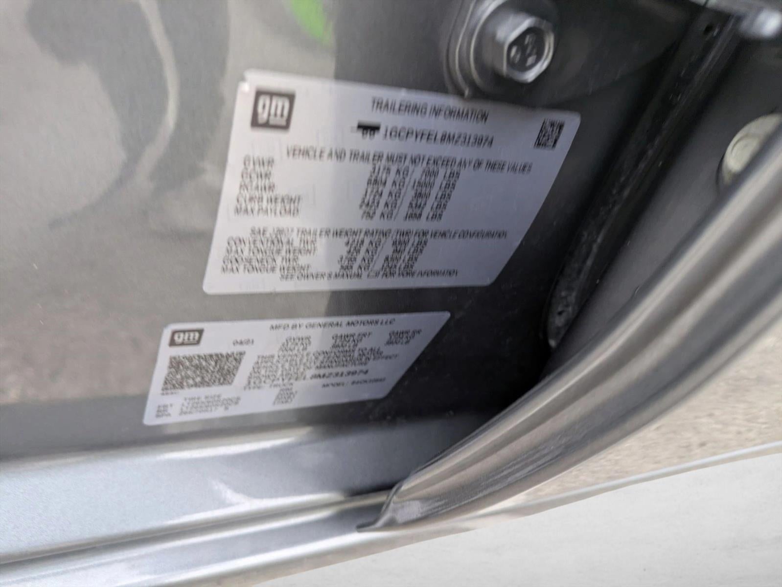 2021 Chevrolet Silverado 1500 Crew Cab Short Box 4-Wheel Drive LT Trail Boss