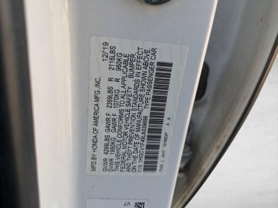 2020 Honda Accord Sedan EX 1.5T CVT