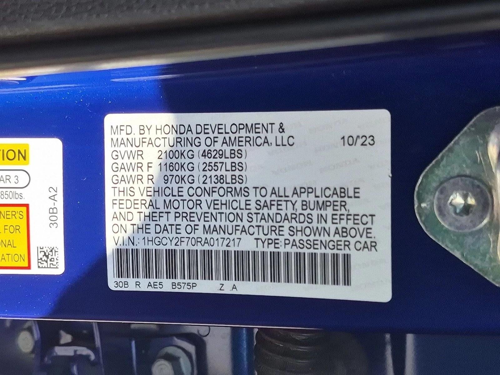2024 Honda Accord Hybrid Sport-L Sedan