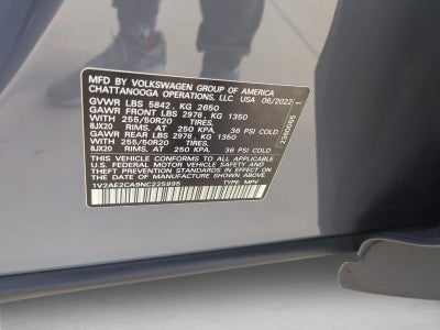 2022 Volkswagen Atlas Cross Sport 3.6L V6 SEL R-Line Black 4MOTION