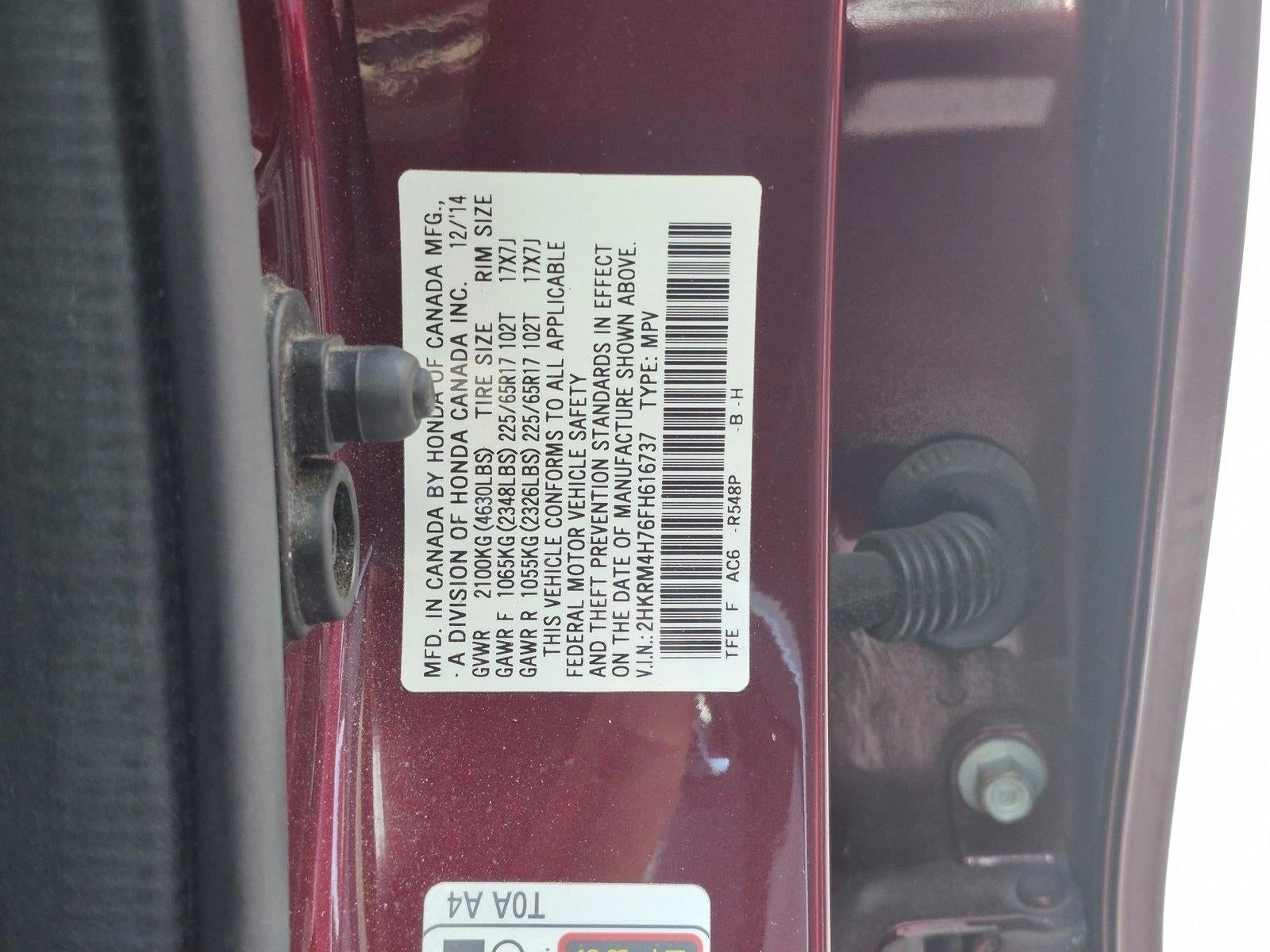 2015 Honda CR-V EX-L AWD