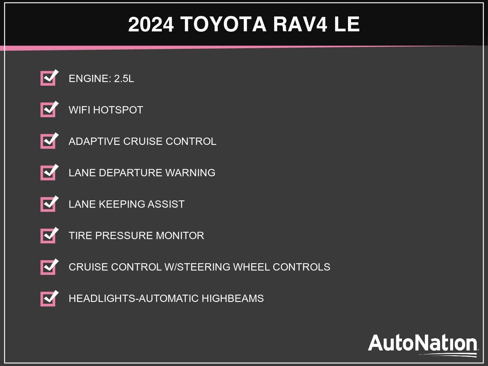 2024 Toyota RAV4 LE FWD (GS)
