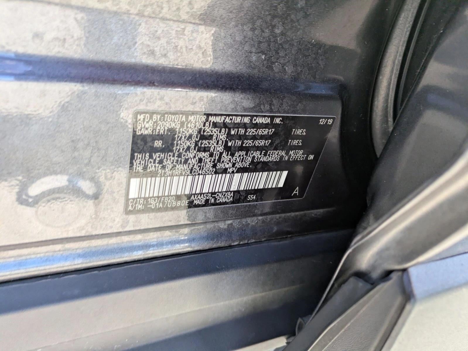 2020 Toyota RAV4 LE FWD (GS)