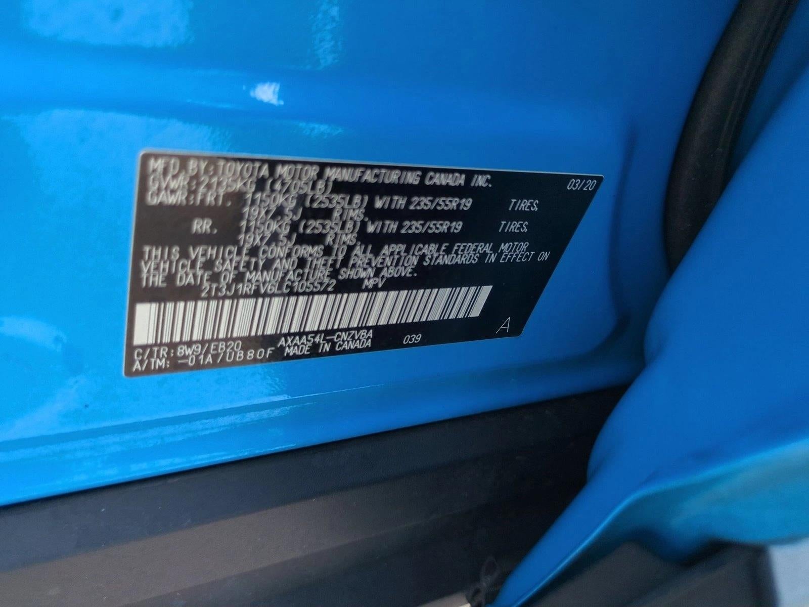 2020 Toyota RAV4 Adventure AWD (Natl)