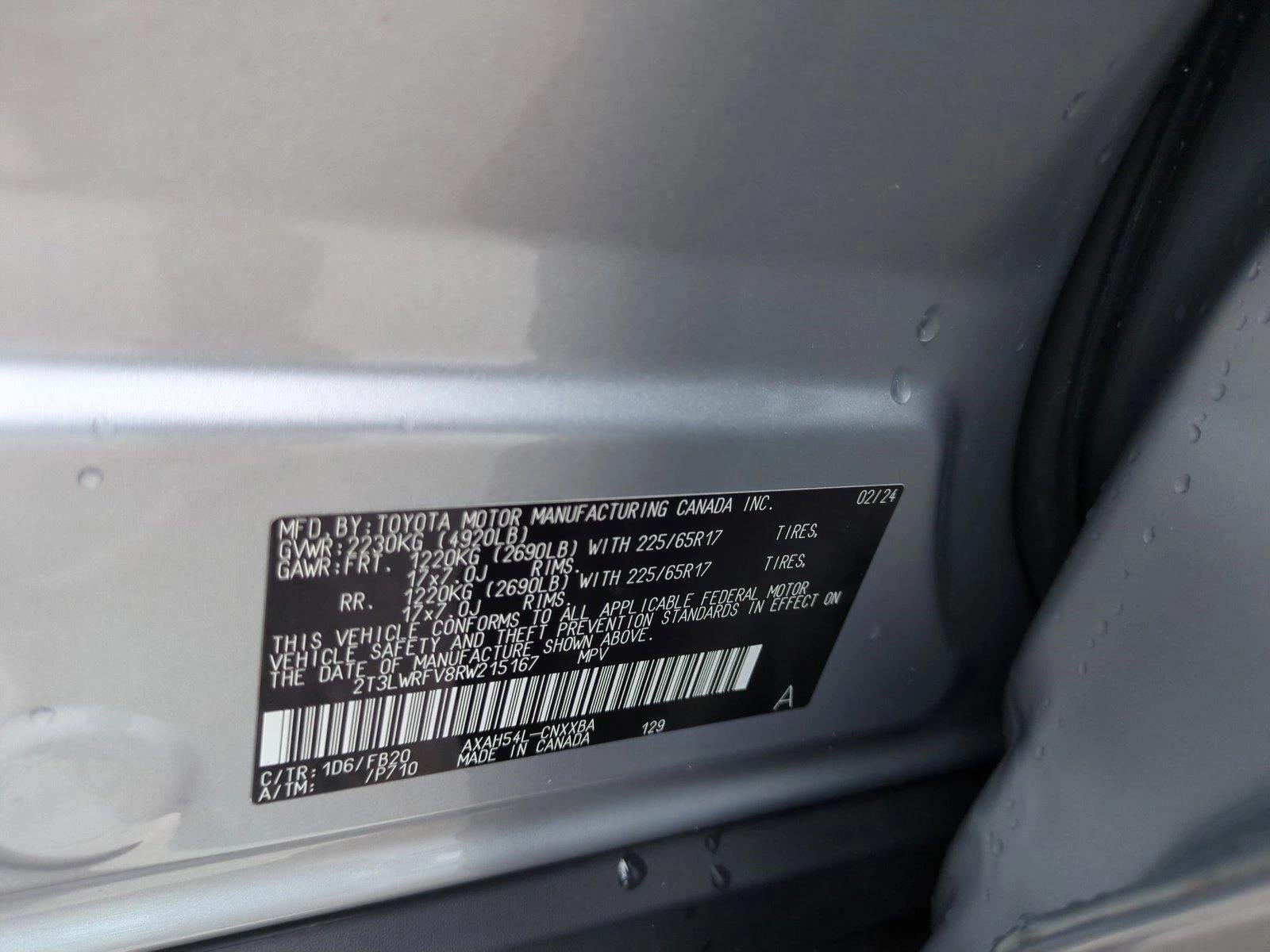 2024 Toyota RAV4 Hybrid LE AWD (Natl)