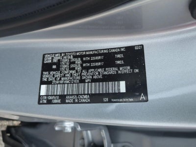 2021 Toyota RAV4 XLE FWD (GS)