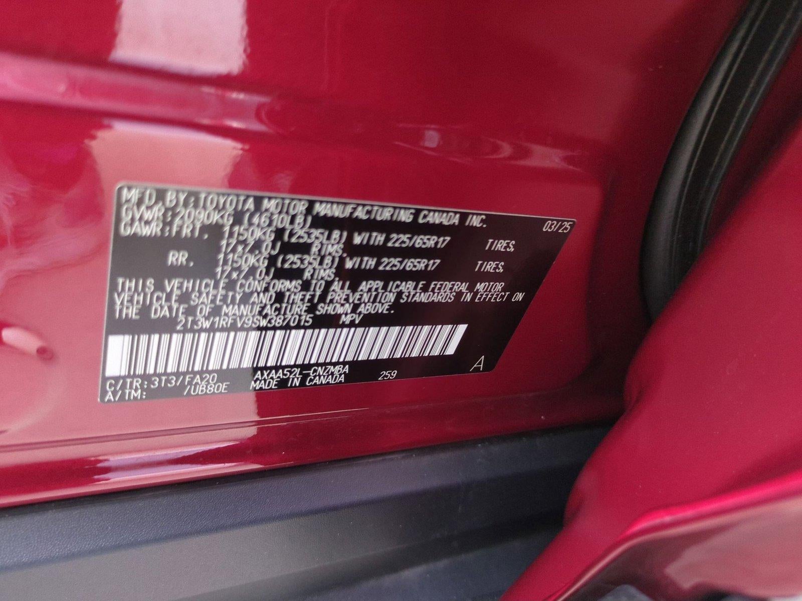 2025 Toyota RAV4 XLE FWD (GS)