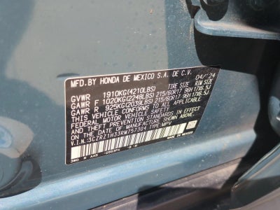 2024 Honda HR-V LX 2WD CVT