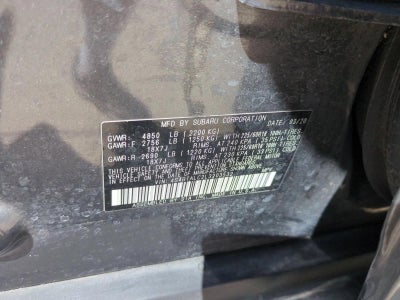2020 Subaru Outback Limited CVT