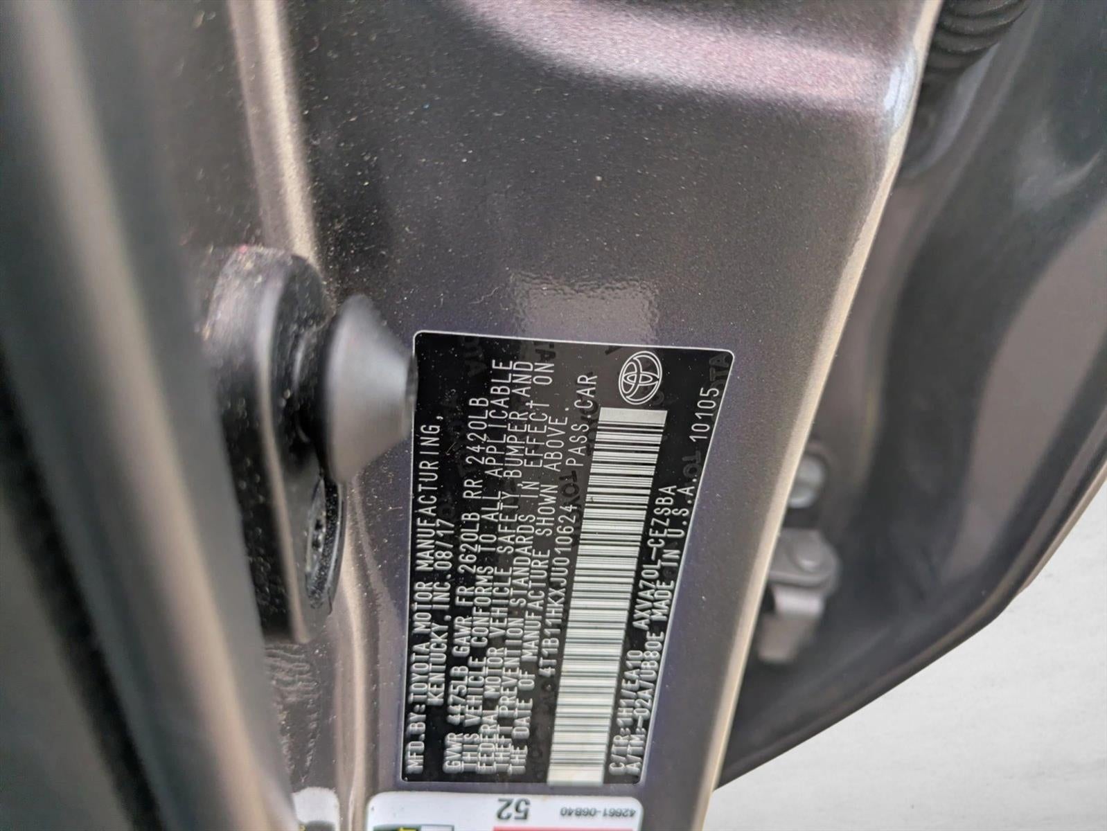 2018 Toyota Camry SE Auto (SE)