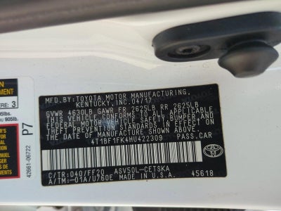 2017 Toyota Camry SE Auto (SE)