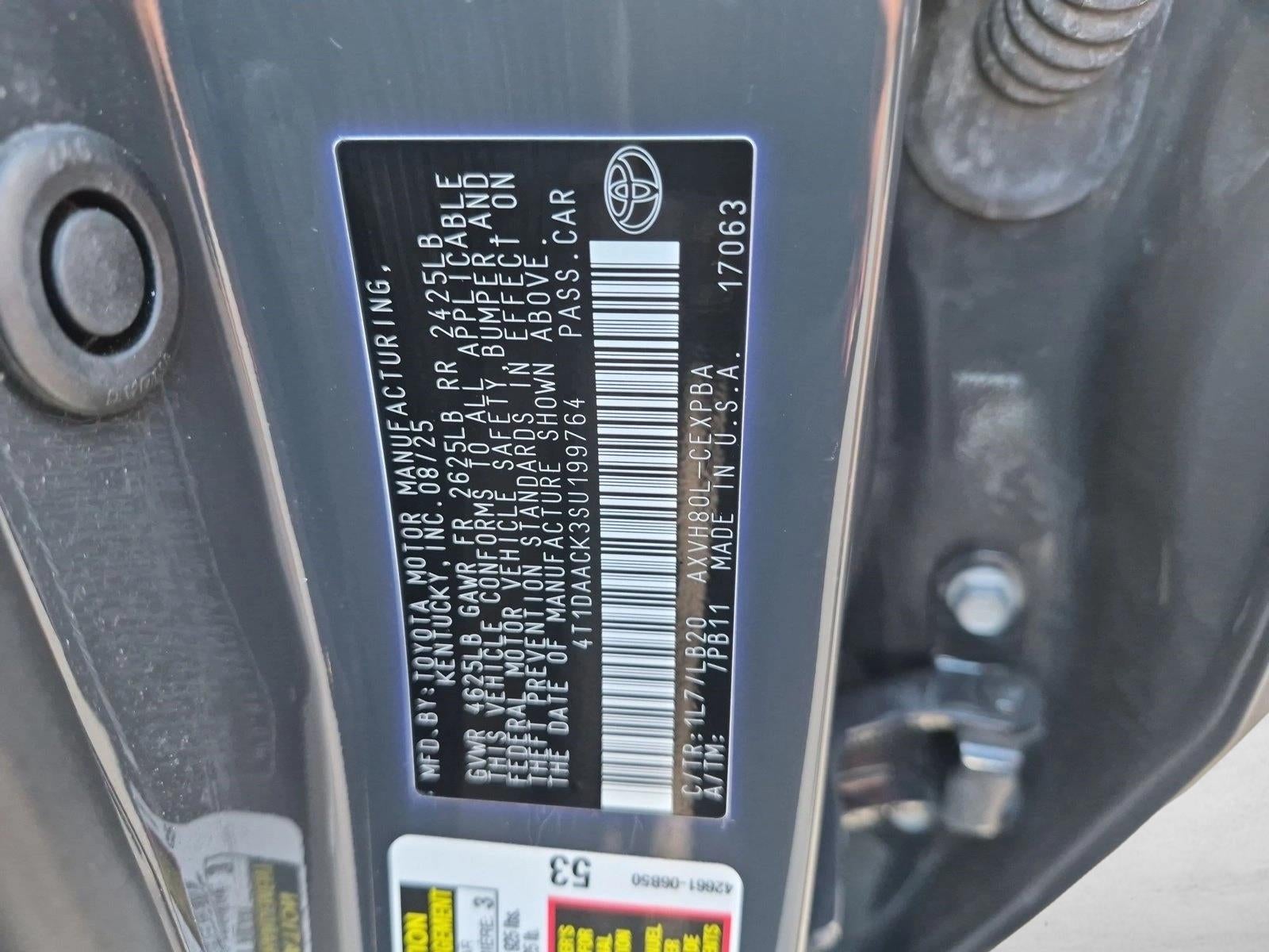 2025 Toyota Camry XSE (Natl)