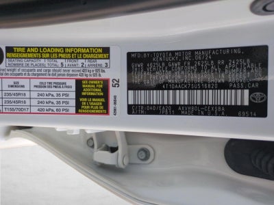2025 Toyota Camry SE (Natl)