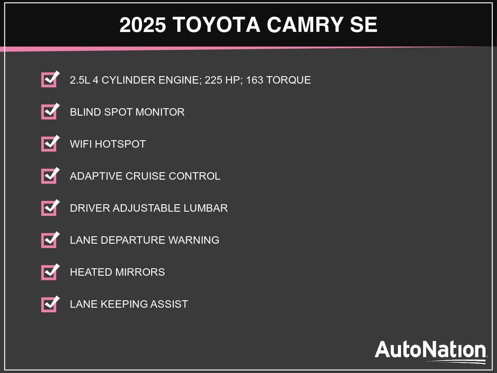 2025 Toyota Camry SE (SE)