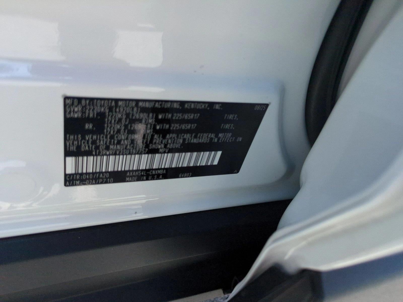 2025 Toyota RAV4 Hybrid XLE AWD (Natl)