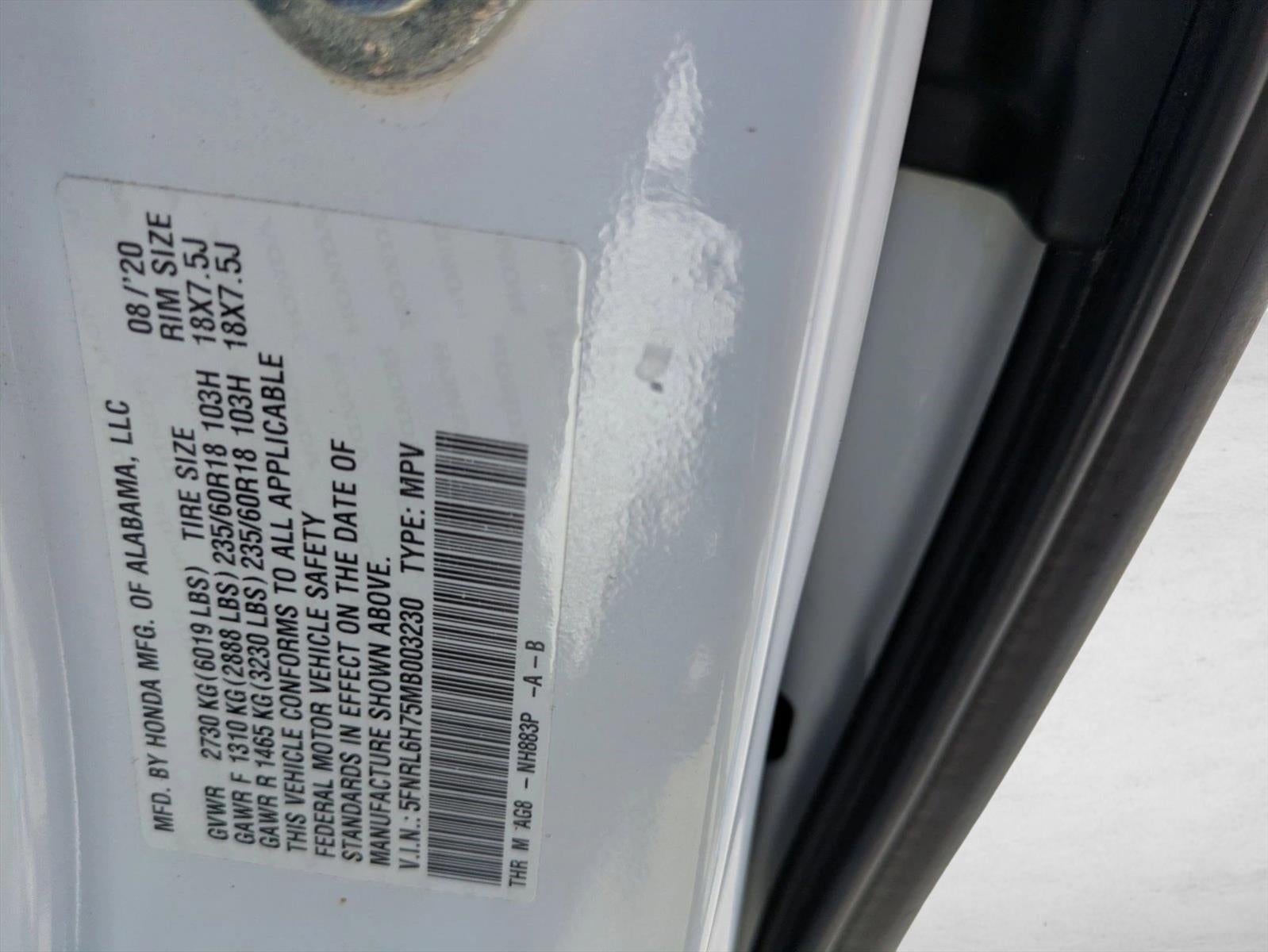 2021 Honda Odyssey EX-L Auto