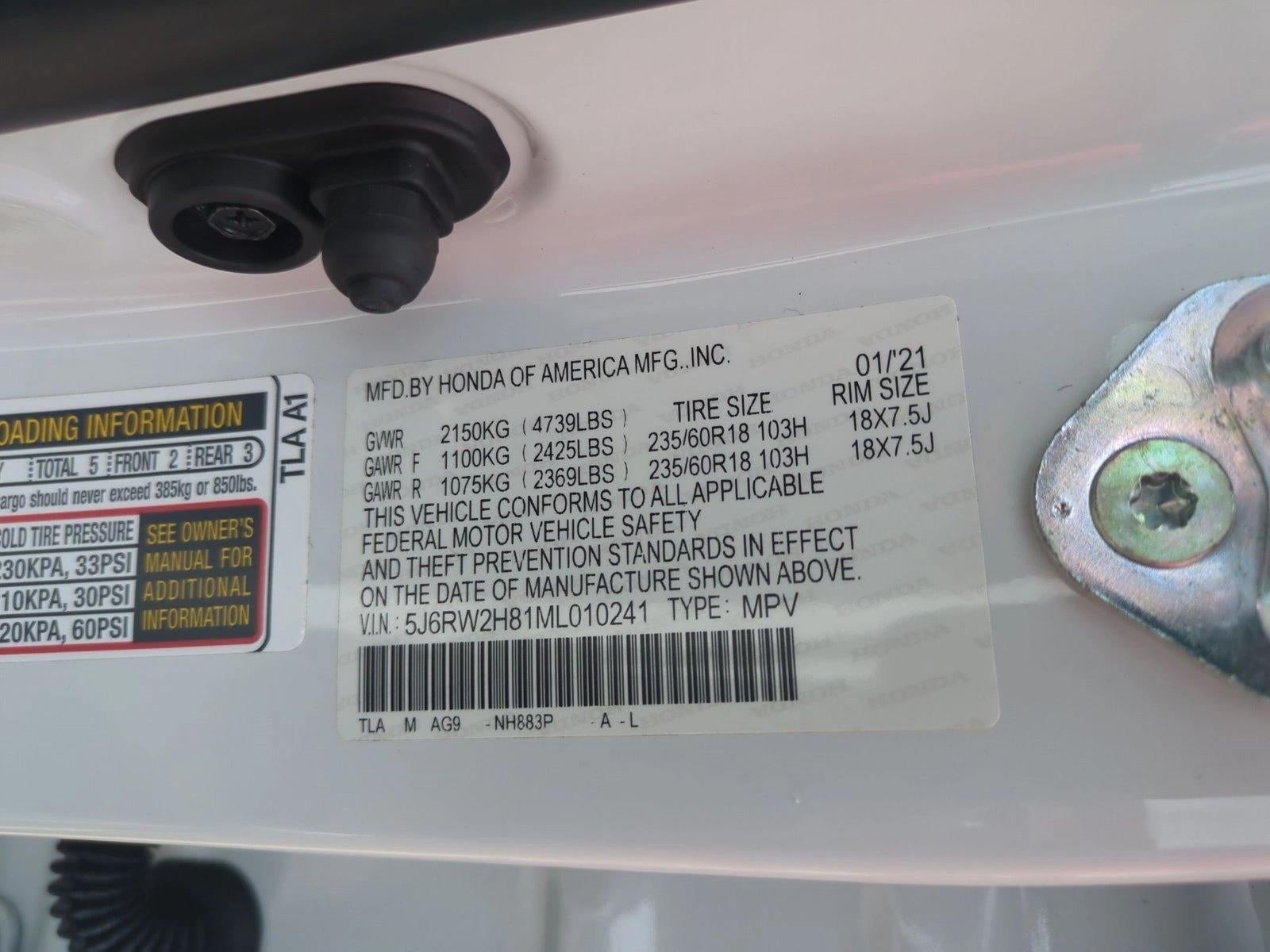 2021 Honda CR-V EX-L AWD