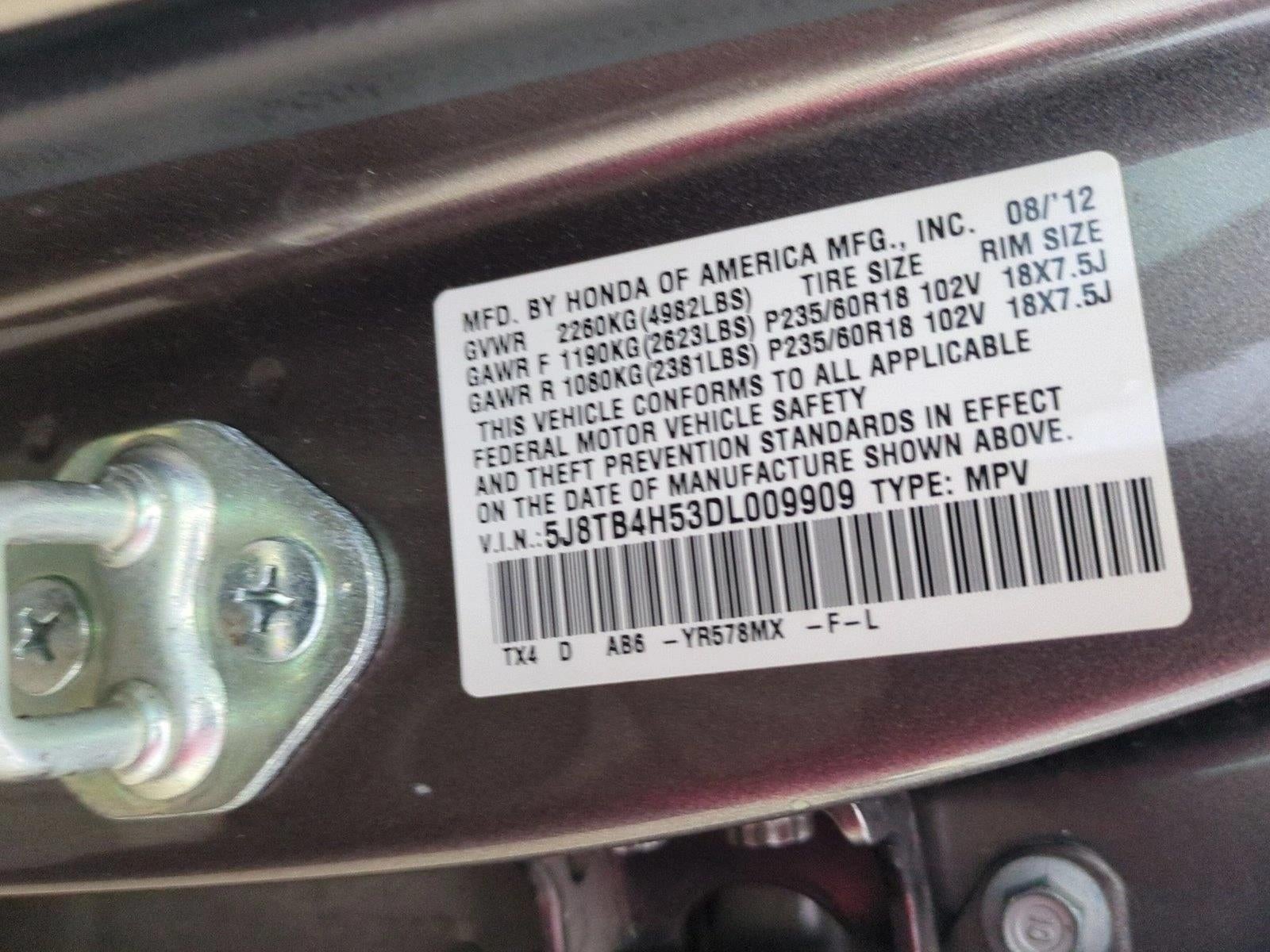 2013 Acura RDX AWD with Technology Package