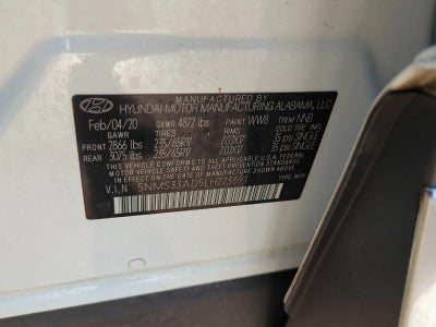 2020 Hyundai SANTA FE SEL 2.4L Auto FWD
