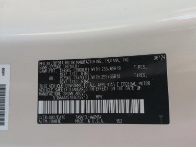 2024 Toyota Grand Highlander XLE FWD (Natl)