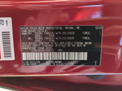 2024 Toyota Grand Highlander Hybrid Limited AWD (Natl)