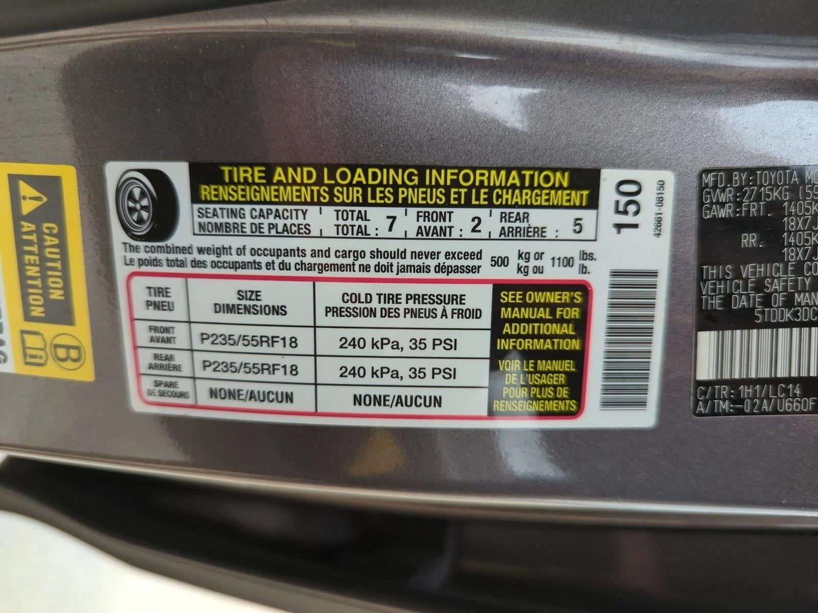 2015 Toyota Sienna 5dr 7-Pass Van XLE AWD (Natl)