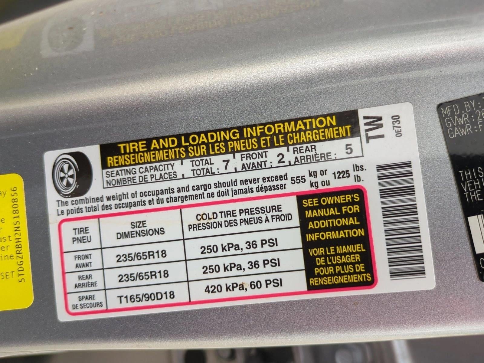 2022 Toyota Highlander XLE AWD (Natl)