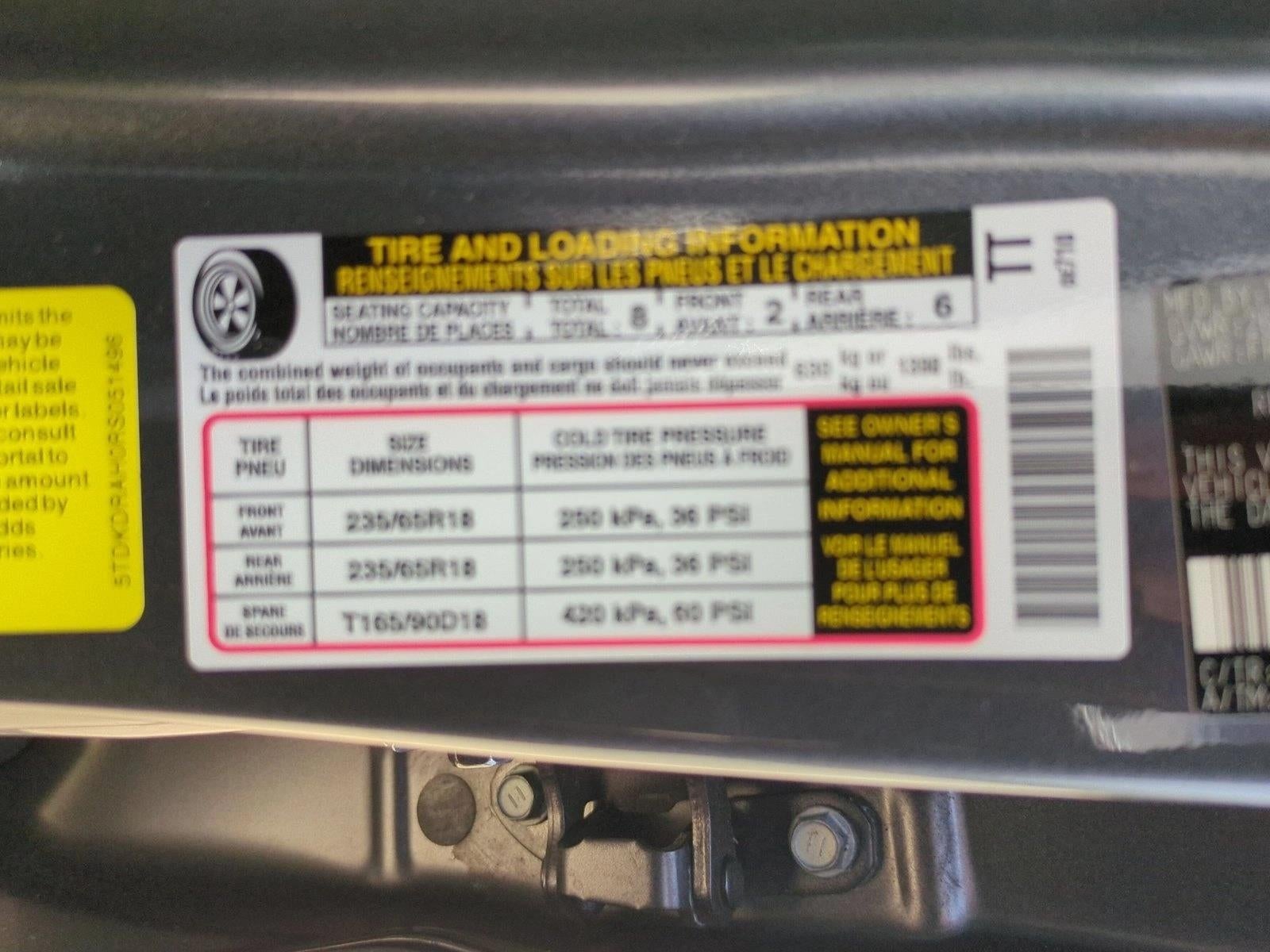 2024 Toyota Highlander XLE FWD (Natl)
