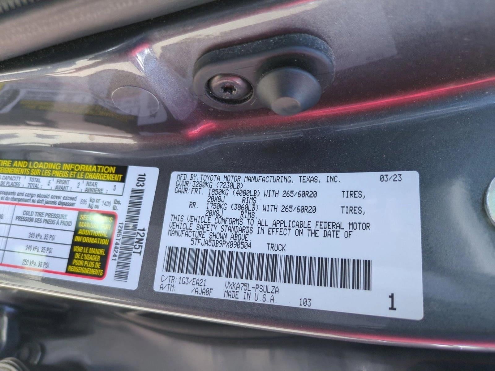 2023 Toyota Tundra 4WD 4WD Limited CrewMax 5.5' Bed (Natl)