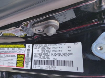 2024 Toyota Tundra 4WD 4WD SR5 Double Cab 6.5' Bed (Natl)