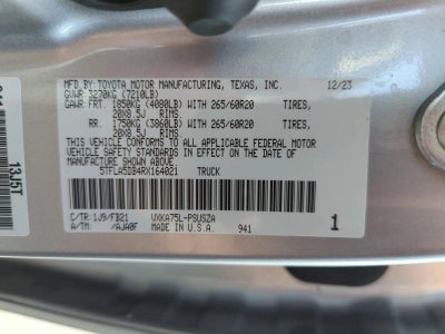 2024 Toyota Tundra 4WD 4WD SR5 CrewMax 5.5' Bed (Natl)