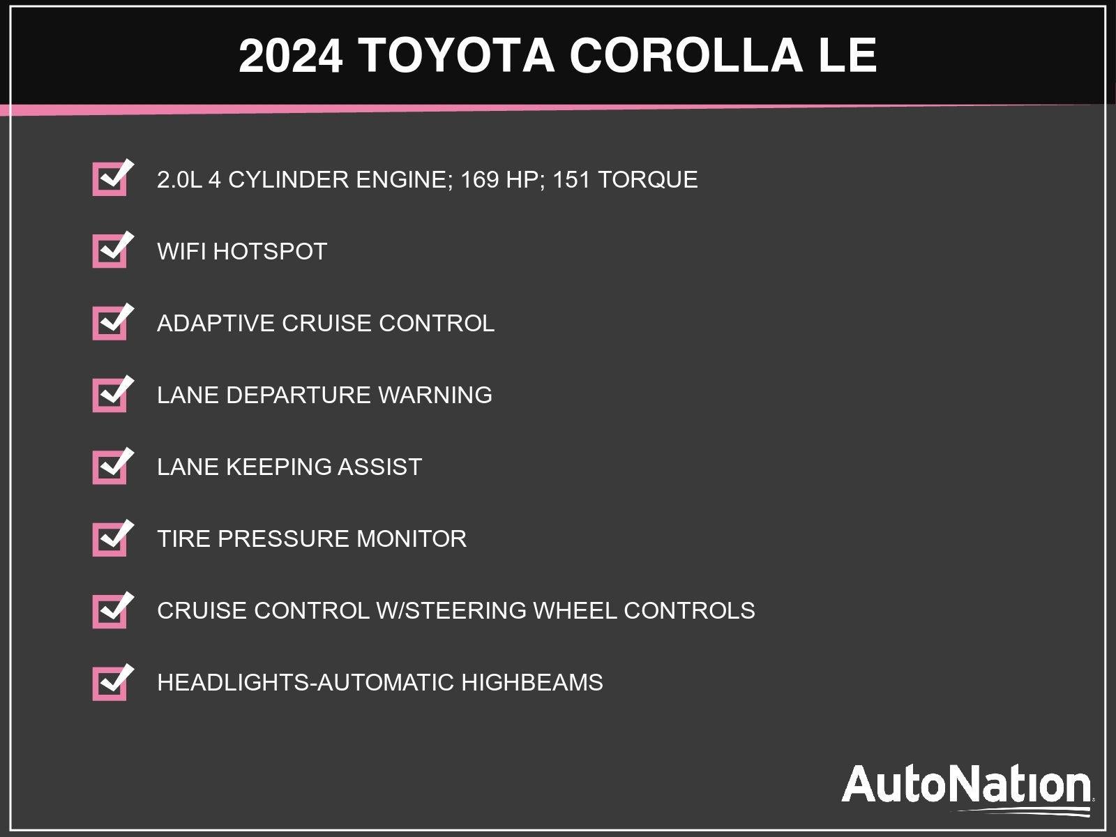 2024 Toyota Corolla LE CVT (Natl)
