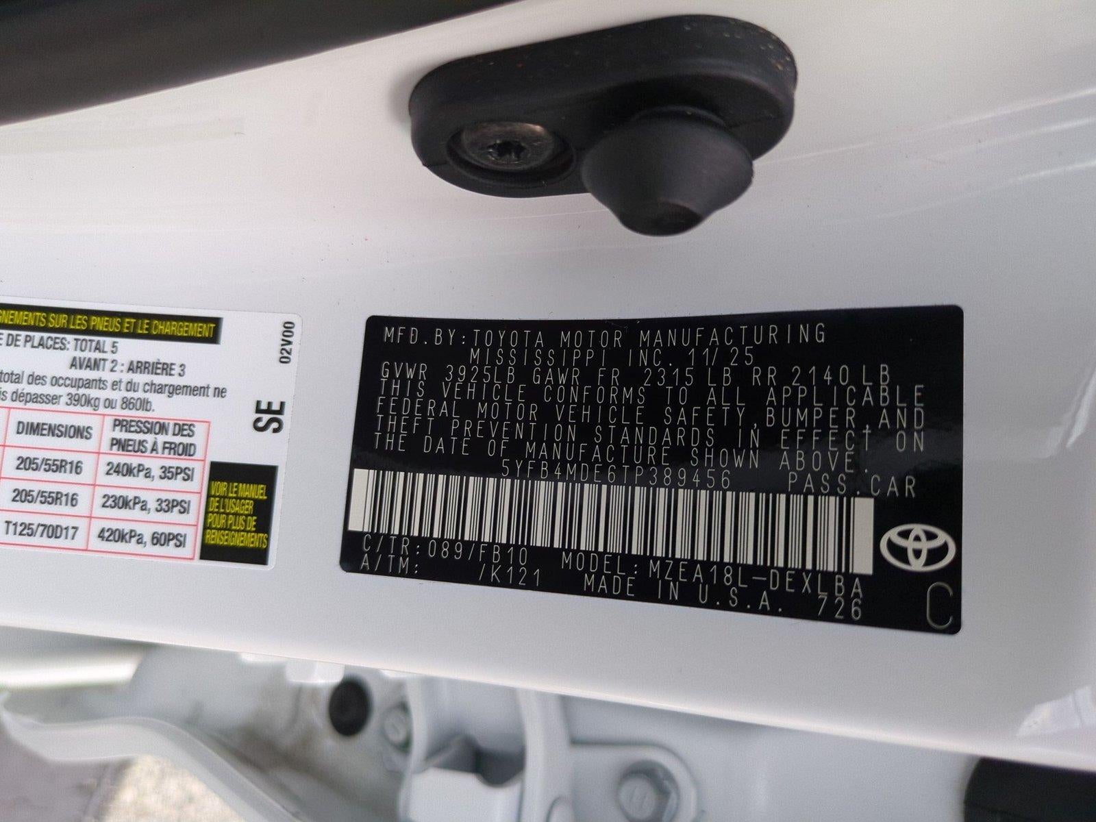 2026 Toyota Corolla LE CVT (Natl)