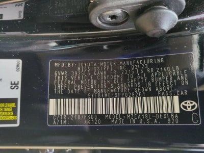 2023 Toyota Corolla LE CVT (Natl)