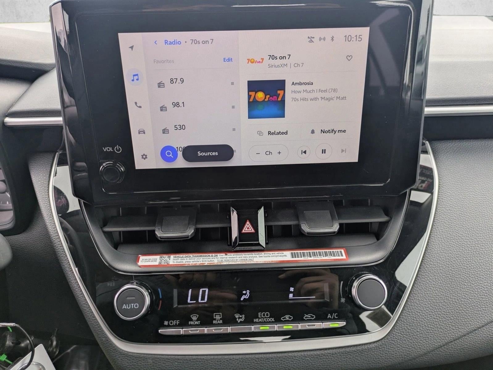 2025 Toyota Corolla LE CVT (Natl)