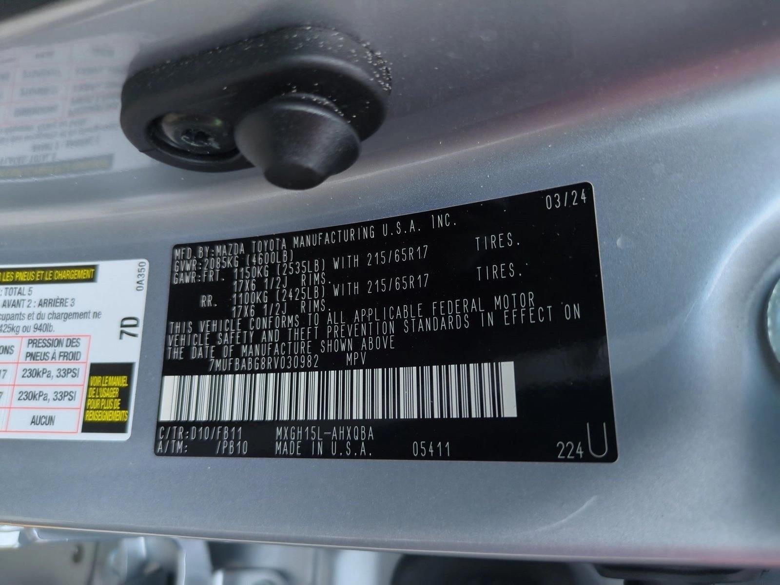 2024 Toyota Corolla Cross Hybrid S 4WD (Natl)
