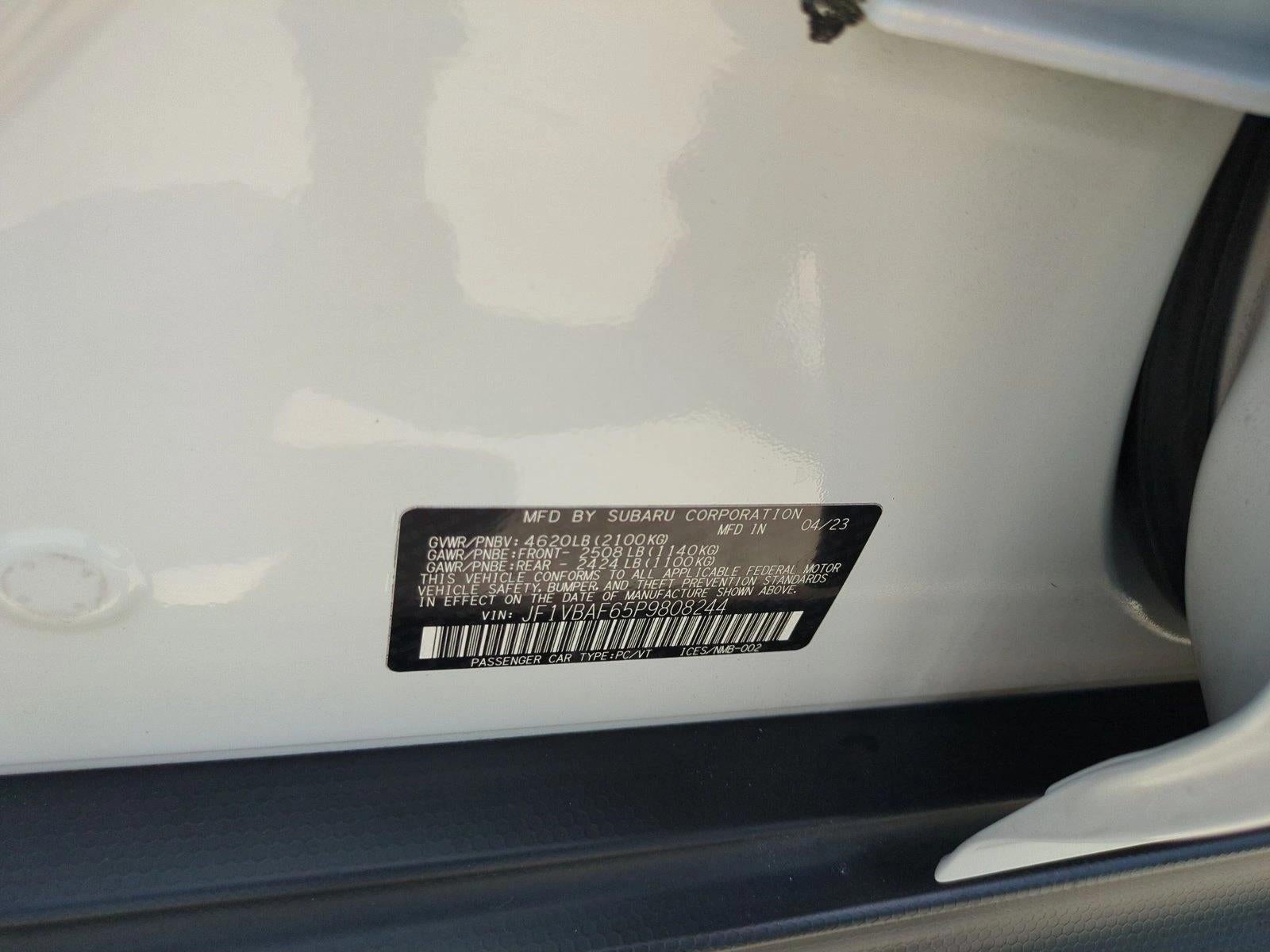 2023 Subaru WRX Premium Manual