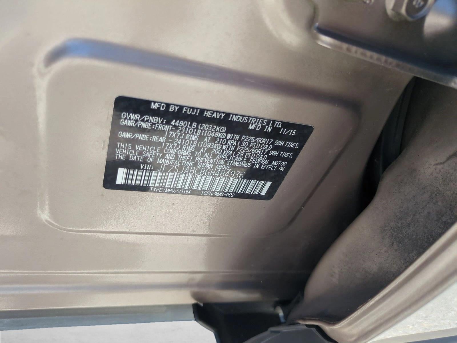 2016 Subaru Forester 2.5i CVT