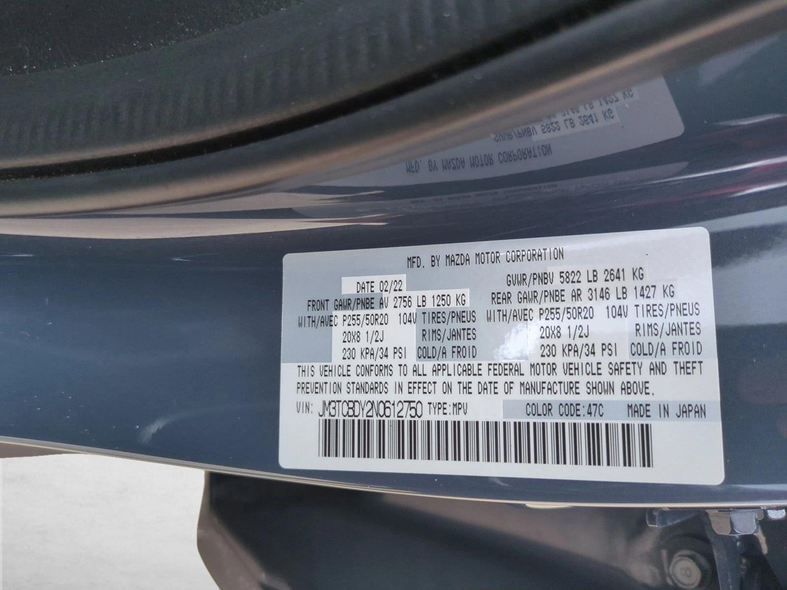 2022 Mazda Mazda CX-9 Carbon Edition AWD