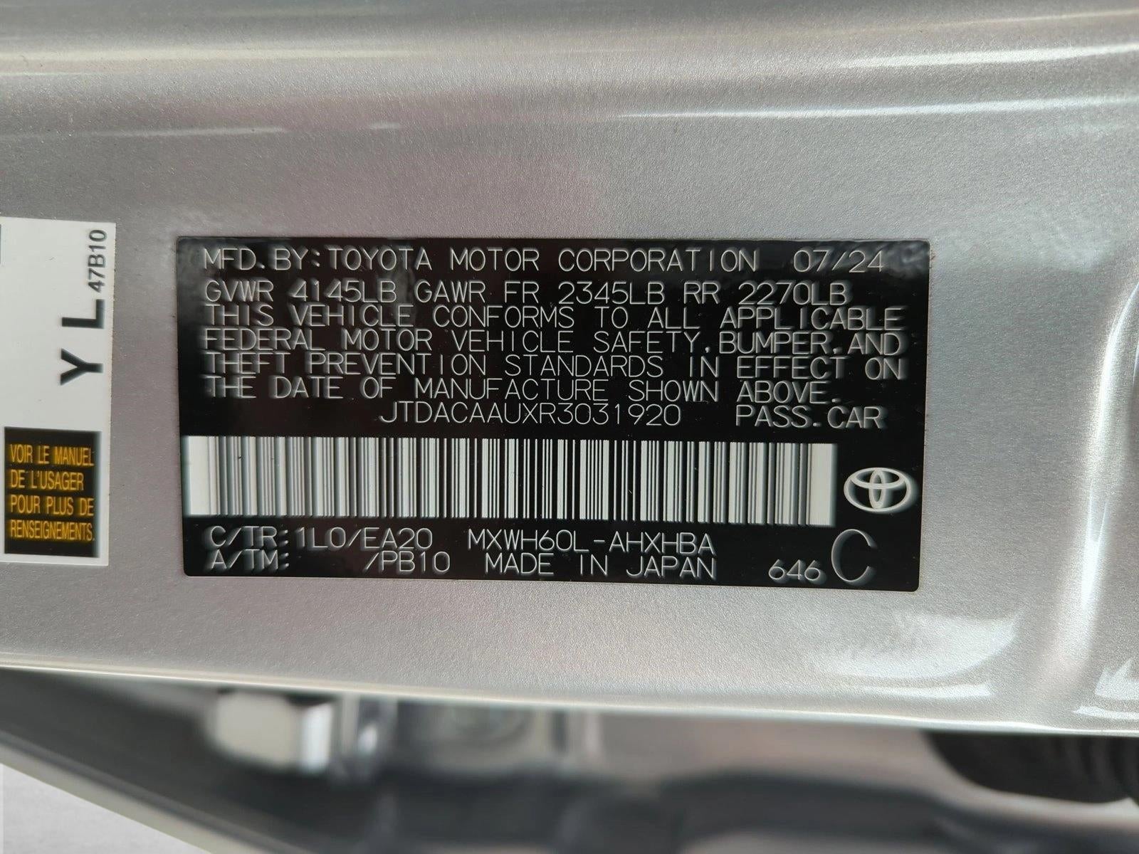 2024 Toyota Prius Limited (Natl)