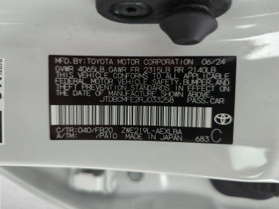 2024 Toyota Corolla Hybrid LE FWD (Natl)