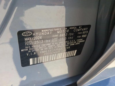 2024 Hyundai SONATA SEL 2.5L FWD