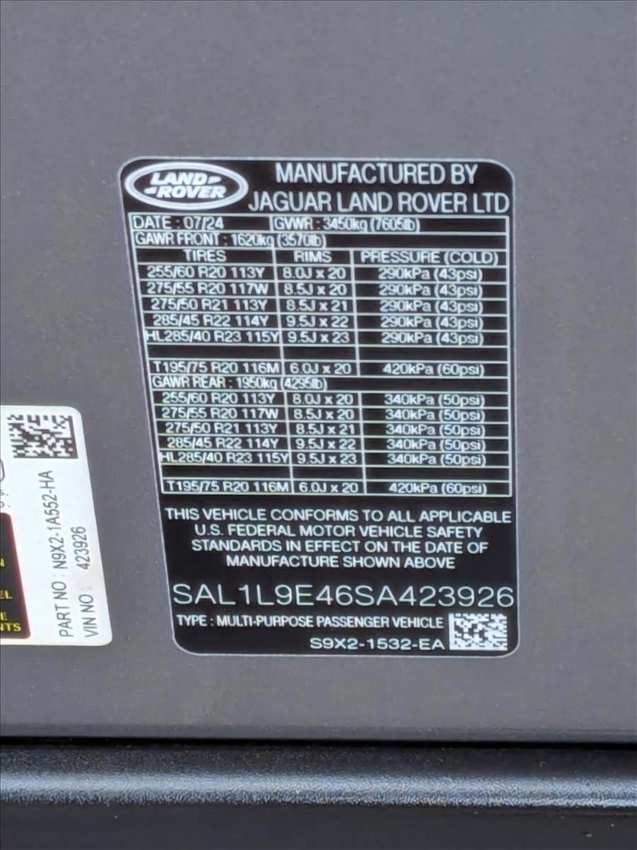 2025 Land Rover Range Rover Sport P460 PHEV Dynamic SE