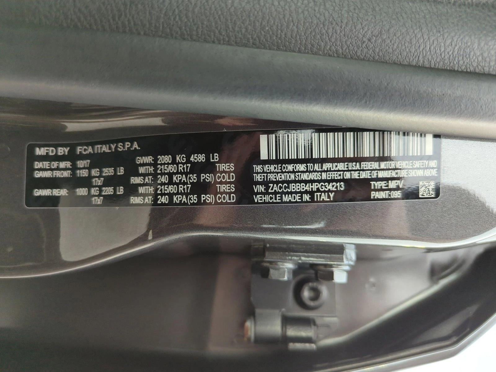2017 Jeep Renegade Latitude 4x4