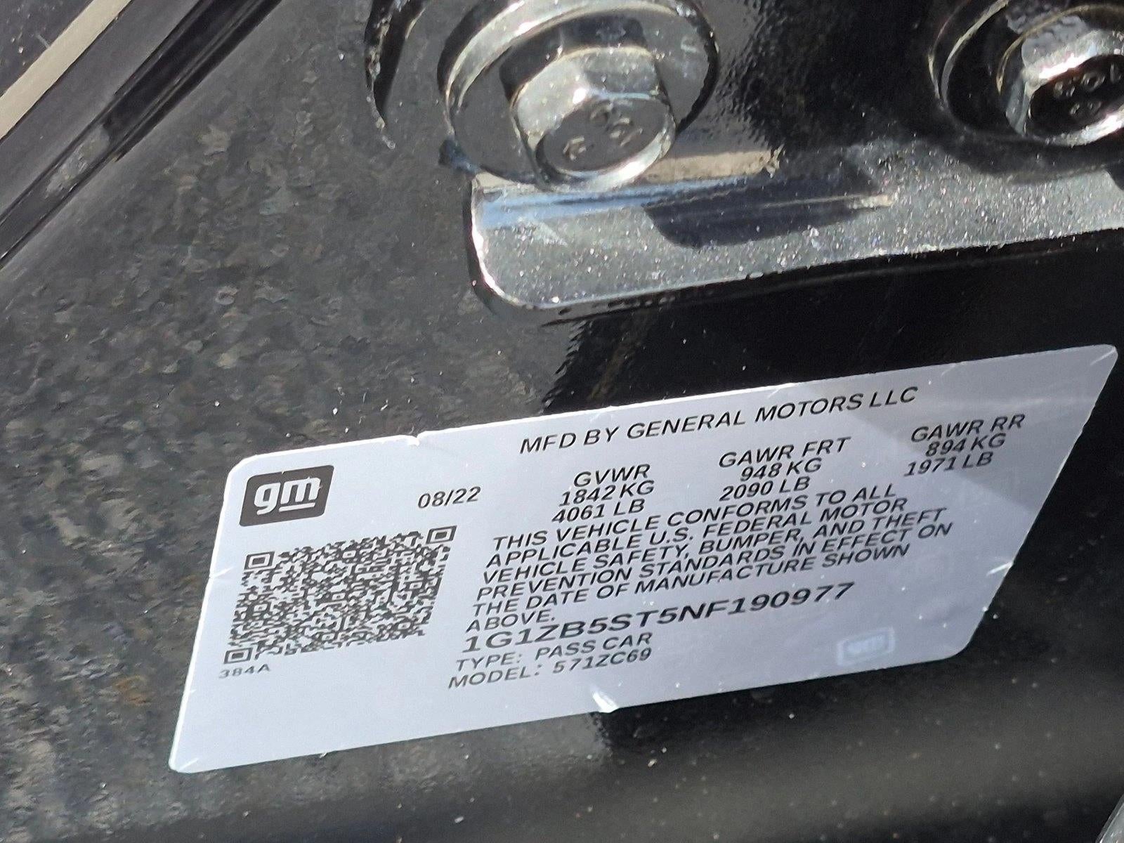 2022 Chevrolet Malibu 4dr Sdn LS w/1LS