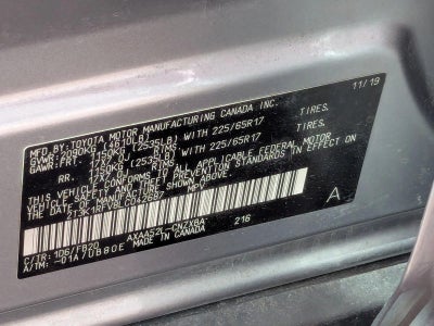 2020 Toyota RAV4 LE FWD (GS)