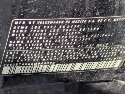 2019 Volkswagen Tiguan 2.0T SEL 4MOTION